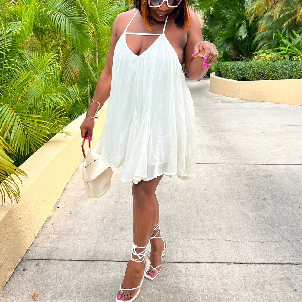 Cami dress - white